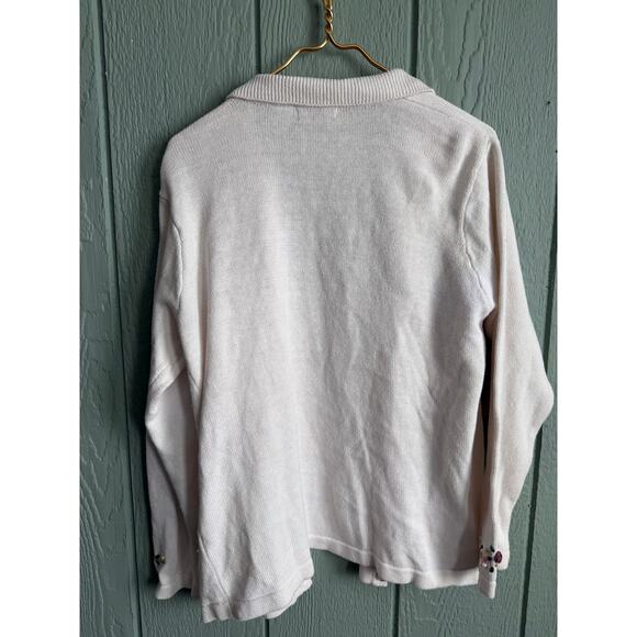 Vintage BP Design Embellished Christmas Stocking Cardigan – Women’s Medium - Picture 8 of 9